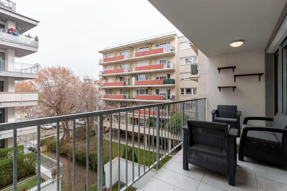 Balcony - New & Stylish Home Apartment in Budapest