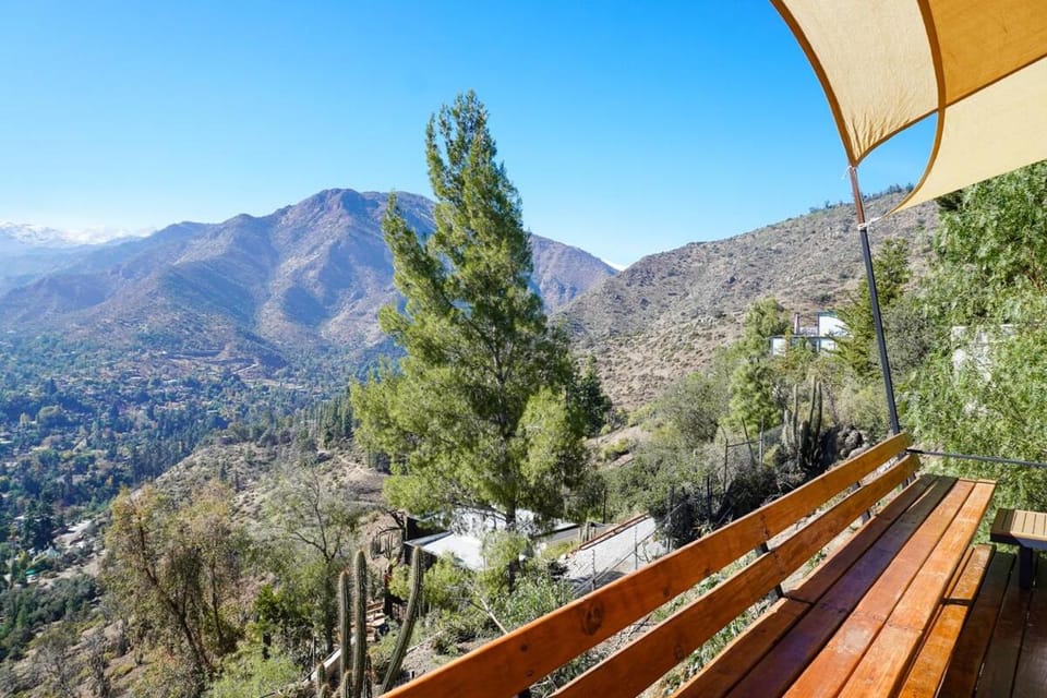 Mountain shelter on the way to Farellones House in Las Condes