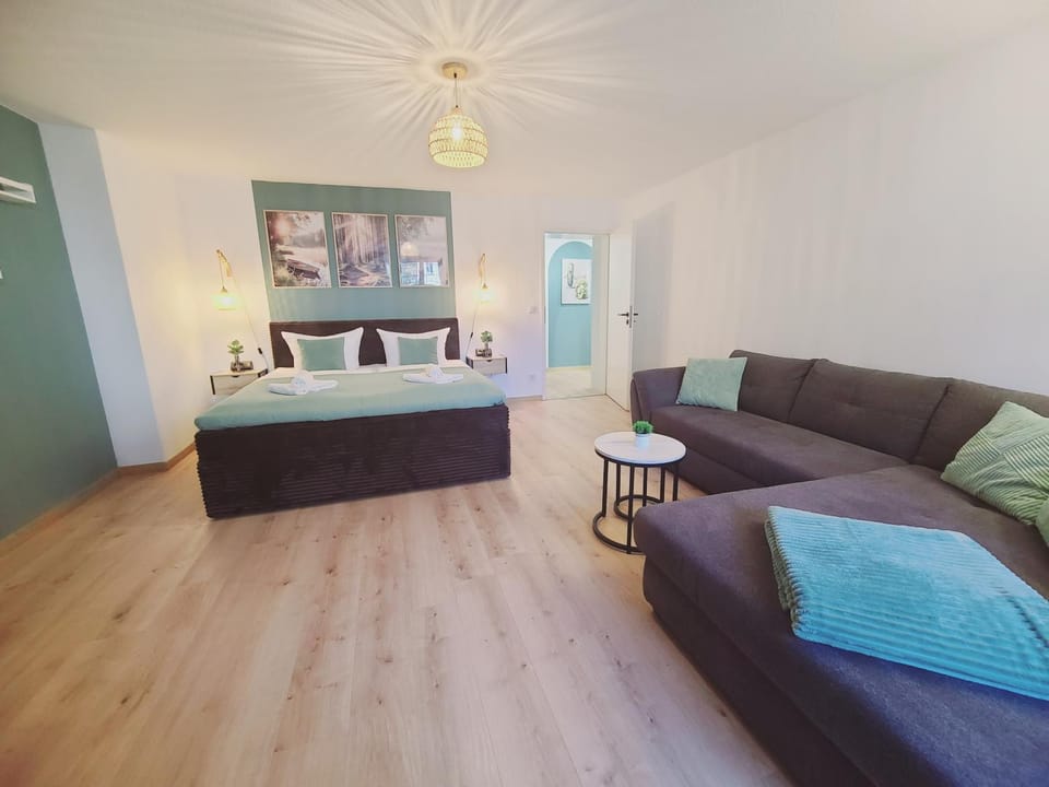 Living room, Bedroom