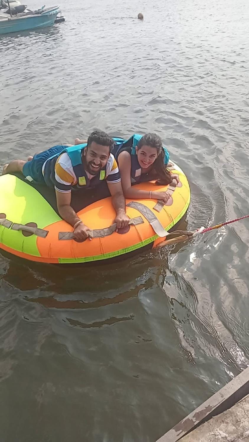 Roma Chill Water Sports& Cafe Docked boat in Western Province