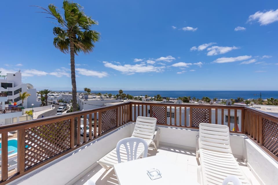 Day, Natural landscape, View (from property/room), Balcony/Terrace, Sea view, sunbed