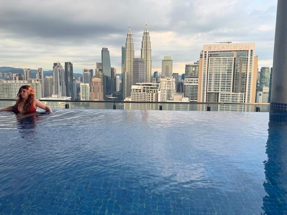 Day, People, Natural landscape, View (from property/room), City view, Pool view, Swimming pool, Swimming pool