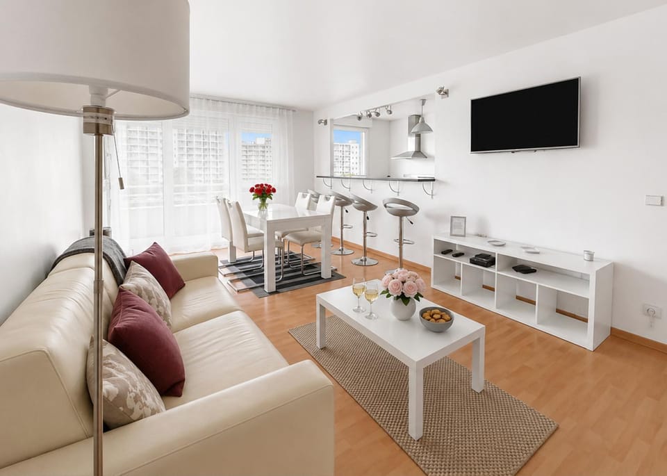 Porte de Paris, spacieux T3, terrasse et parking Apartment in Vanves