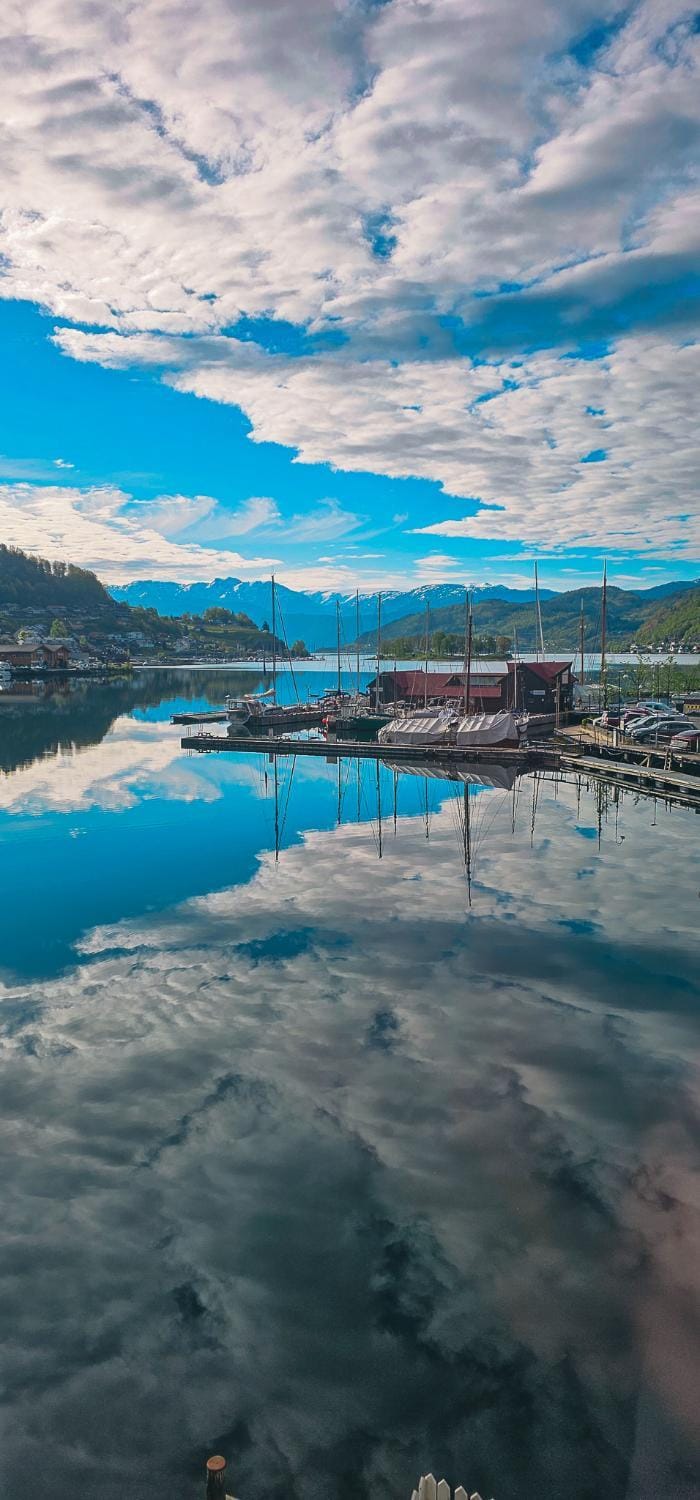 Natural landscape, Lake view