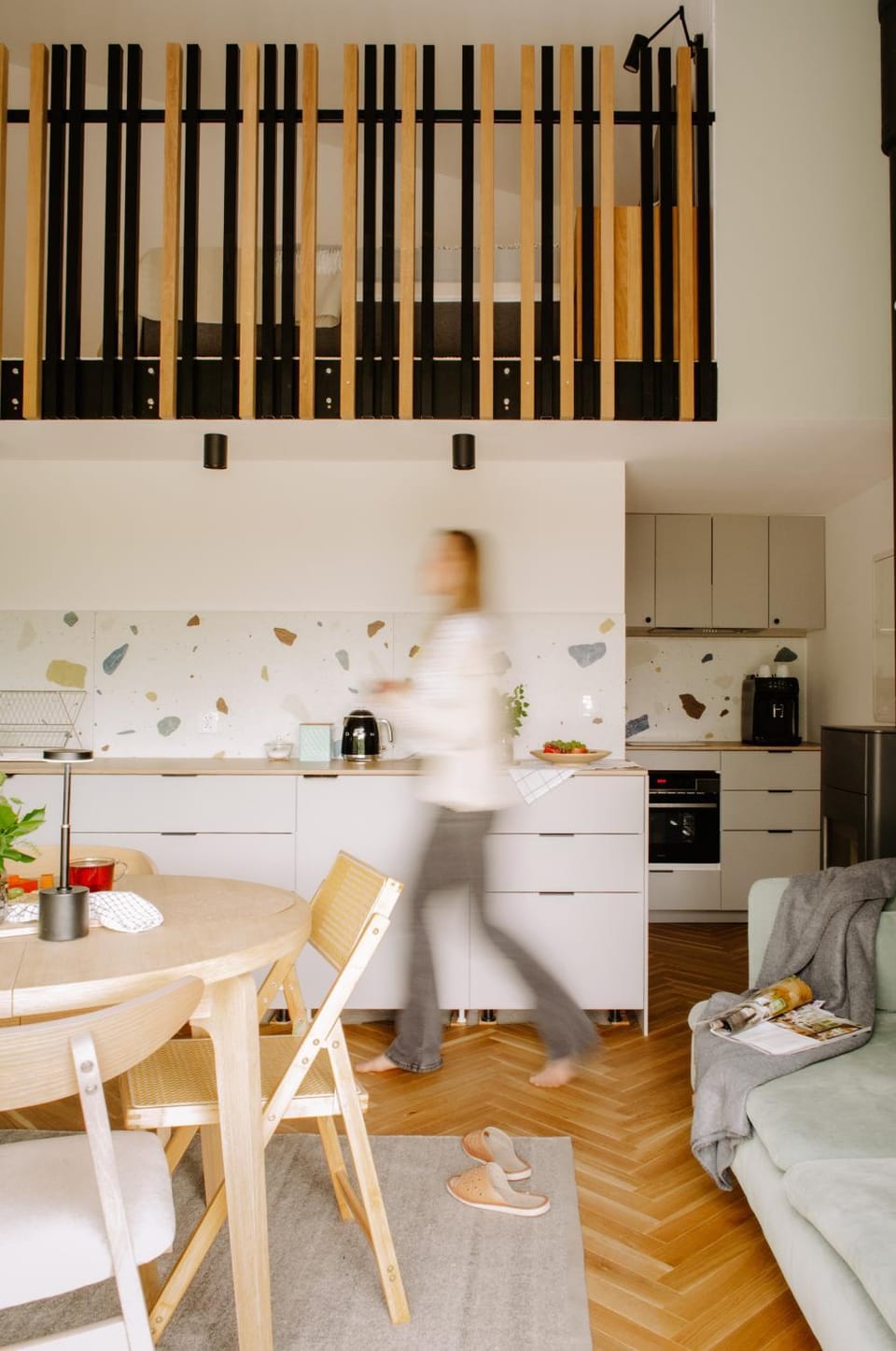 Kitchen or kitchenette, Living room, Seating area, Dining area, dishwasher, oven, pet friendly, stove, toaster