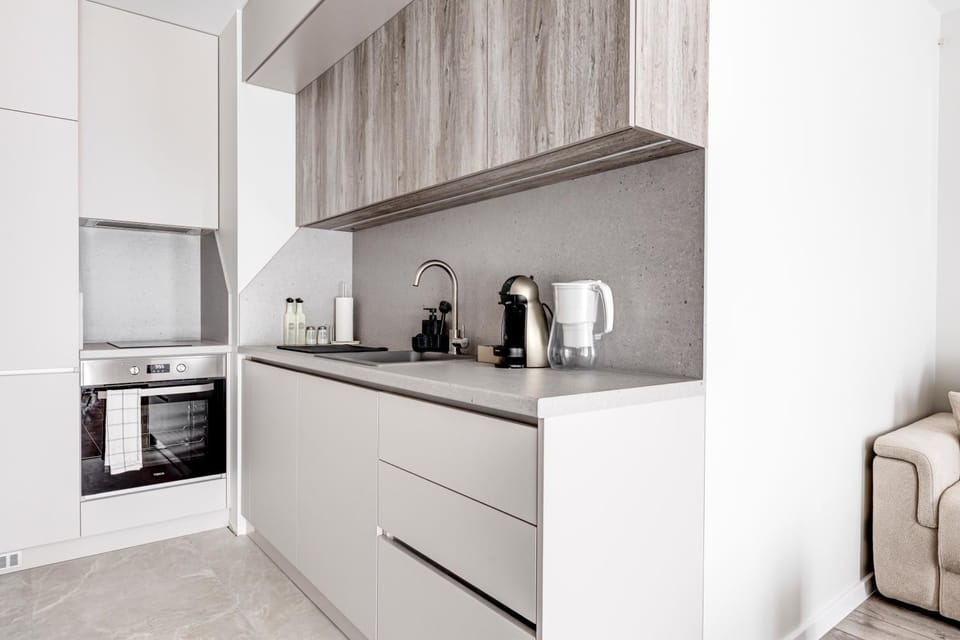 Coffee/tea facilities, Kitchen or kitchenette, oven