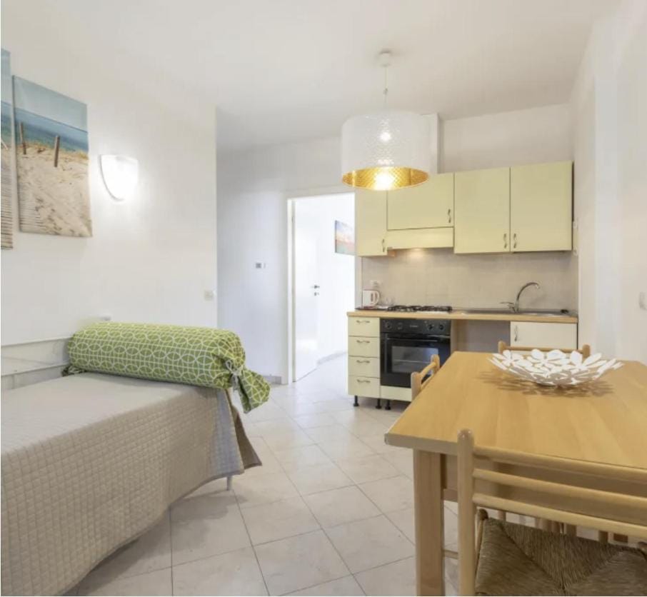 Living room, kitchen