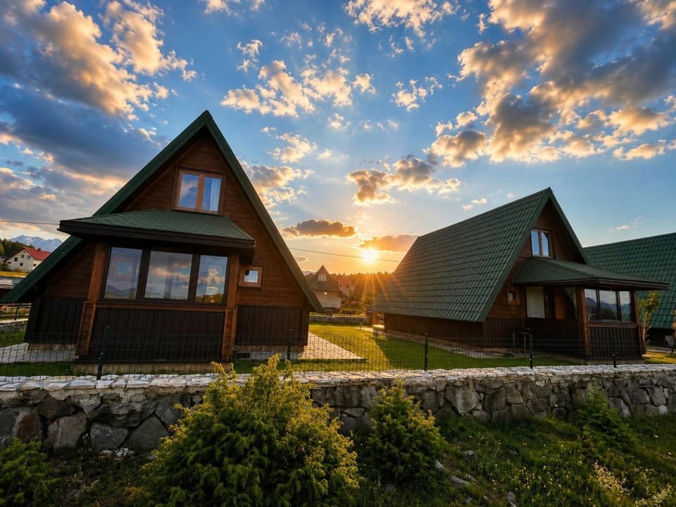 Property building, Sunset
