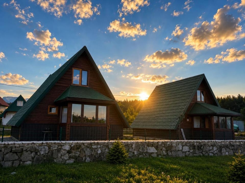 Property building, Sunset