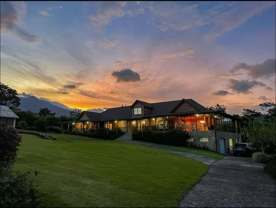 Property building, Sunset