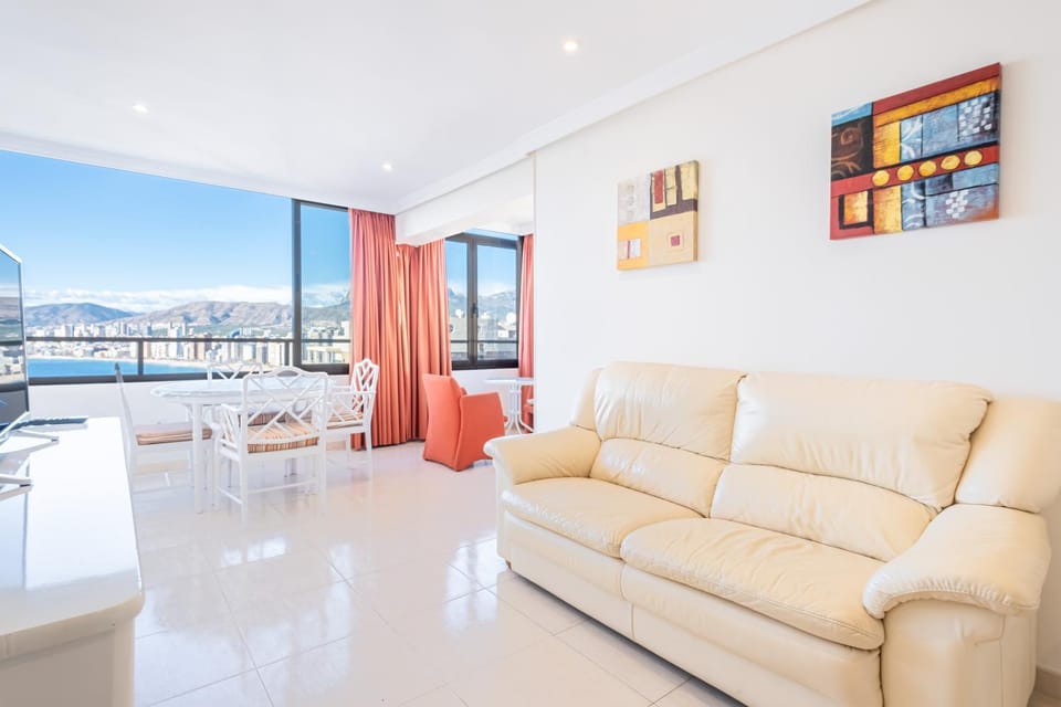 Living room, Dining area, Sea view
