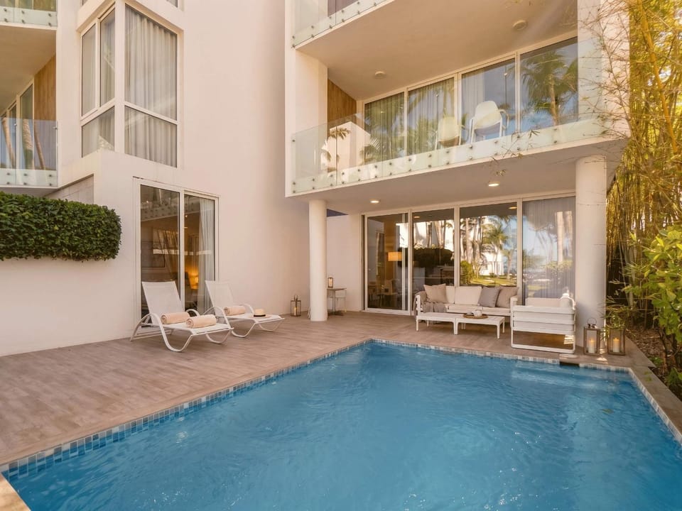3BR Beachfront Private Pool Ultravioleta Cabarete Apartment in Cabarete