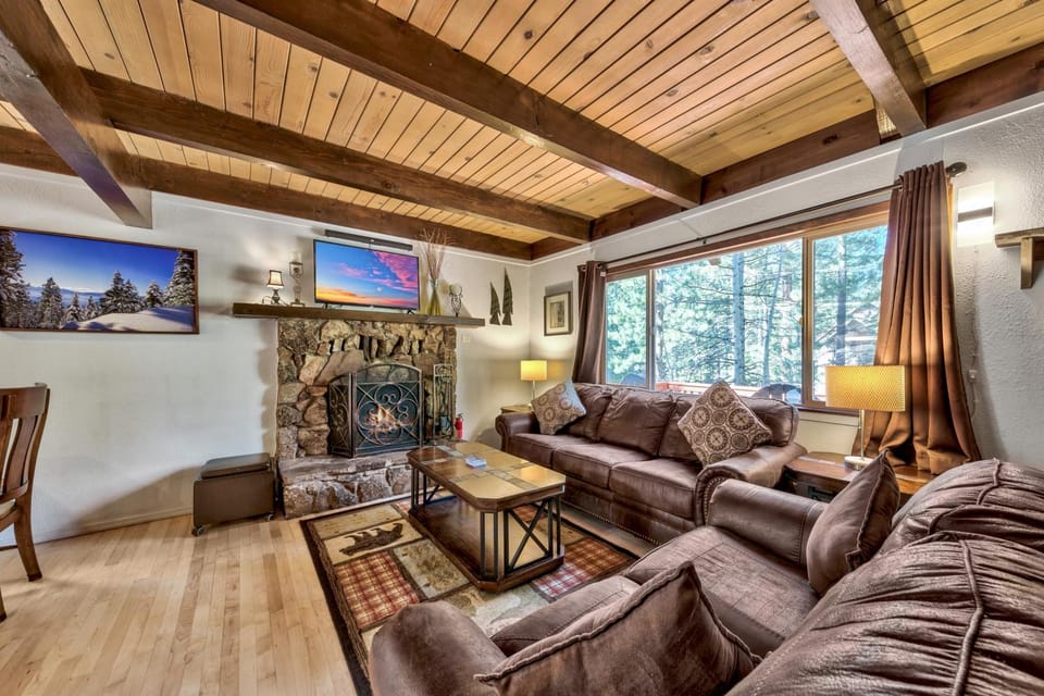 Day, TV and multimedia, Living room, Seating area, fireplace, furniture