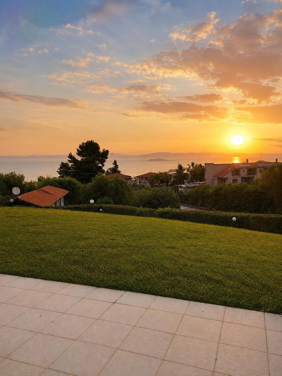 Sea view, Sunrise, Sunset