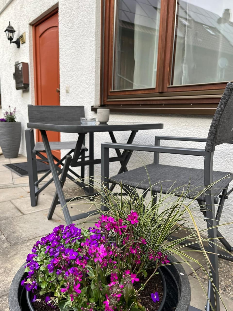 Spring, Garden, Balcony/Terrace, Seating area, Garden view