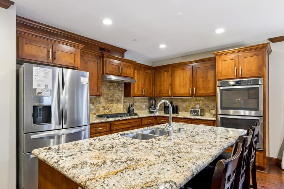 Kitchen or kitchenette, furniture, microwave, oven, kitchen