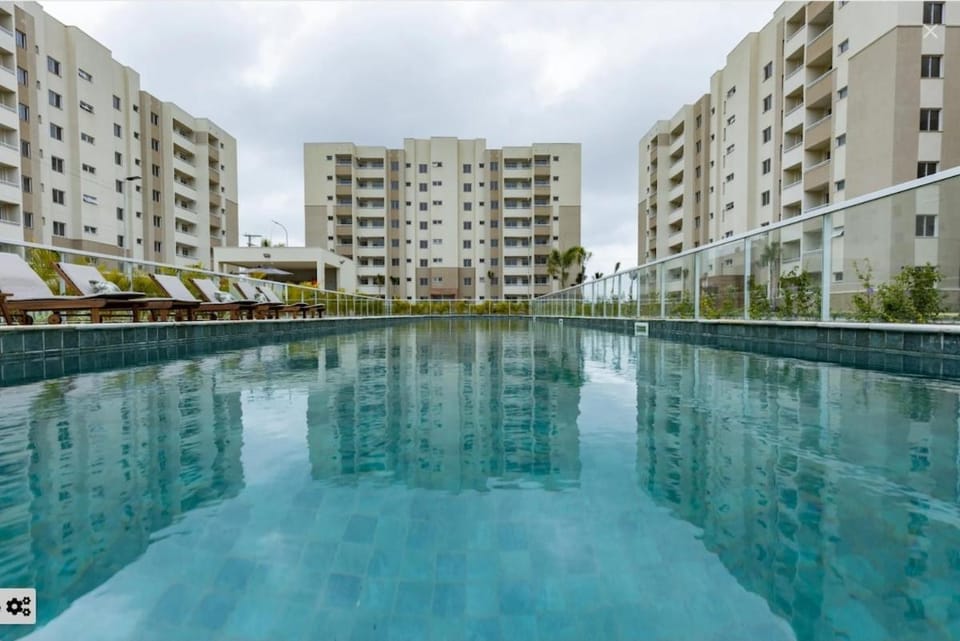 Apto com ar e piscina próximo a Cabo Frio e Arraial do Cabo Apartment in São Pedro da Aldeia