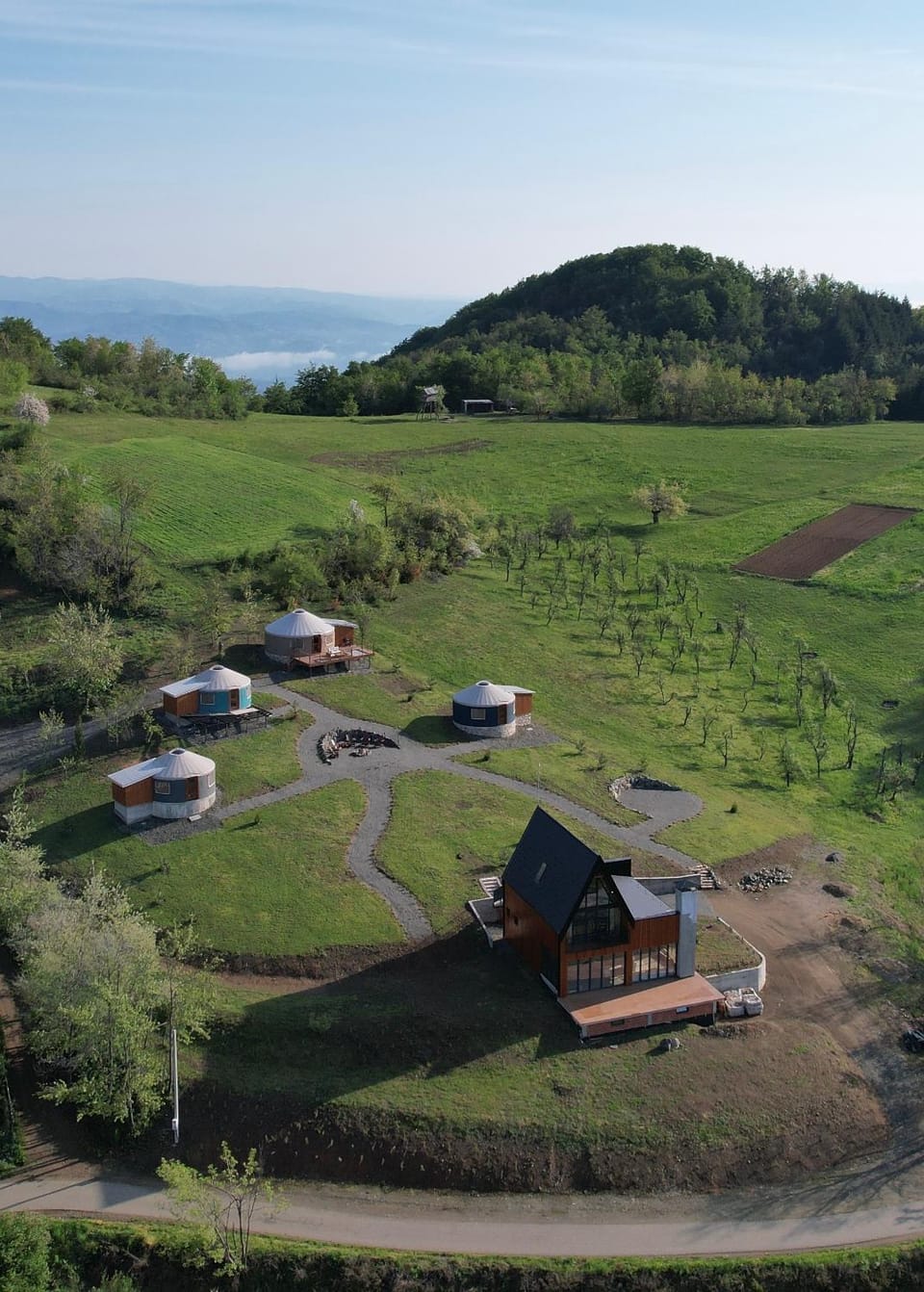 ETER Yurt Retreat House in Serbia