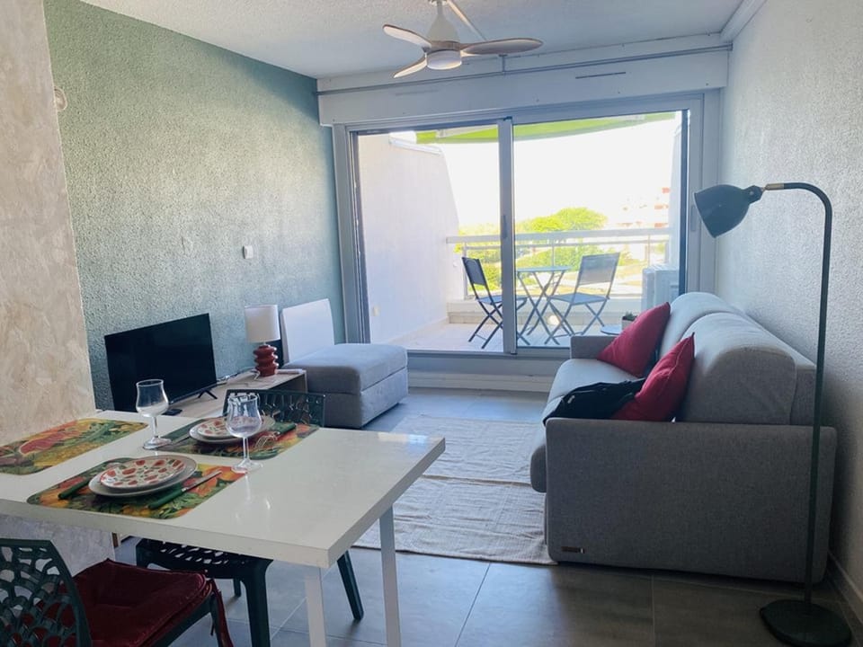 Studio cabine avec clim, face mer - 3 pers. - FR-1-874-90 Cabin in La Grande-Motte