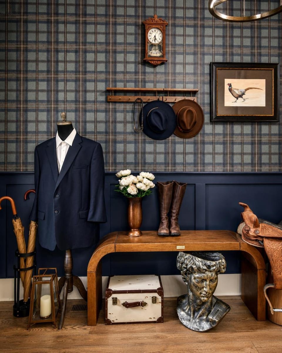 Lobby or reception, Decorative detail, wardrobe