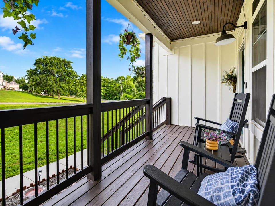 Patio, Seating area, Garden view