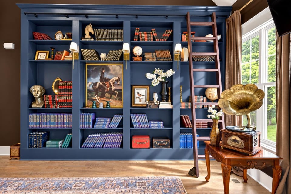 Library, Decorative detail