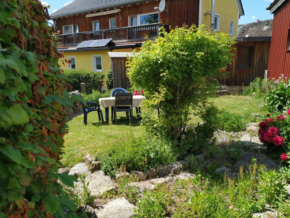 Property building, Patio, Garden, Garden