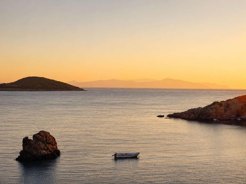 Nearby landmark, Natural landscape, Sea view, Sunset