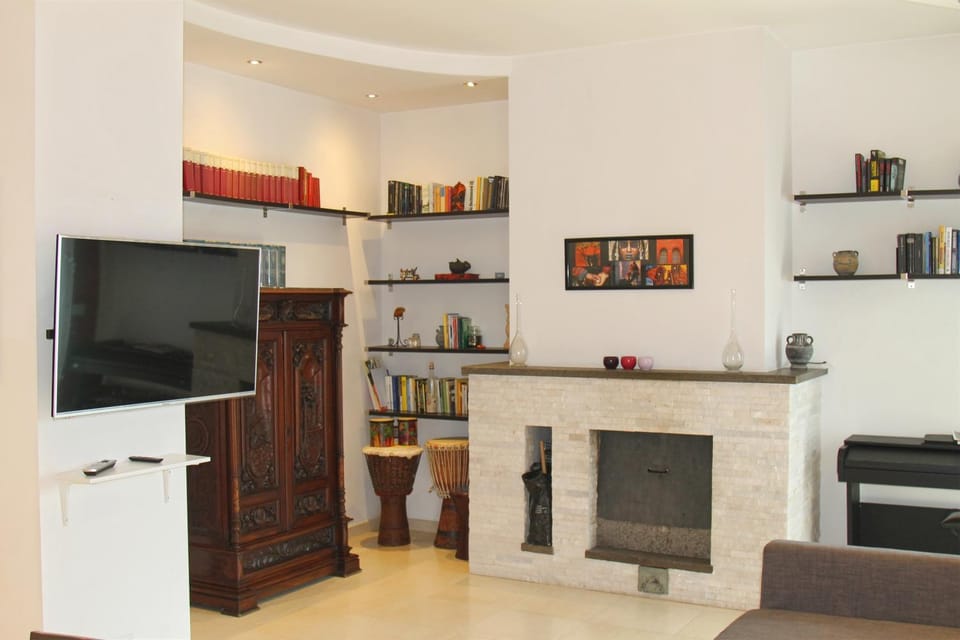 Library, TV and multimedia, Living room, Seating area