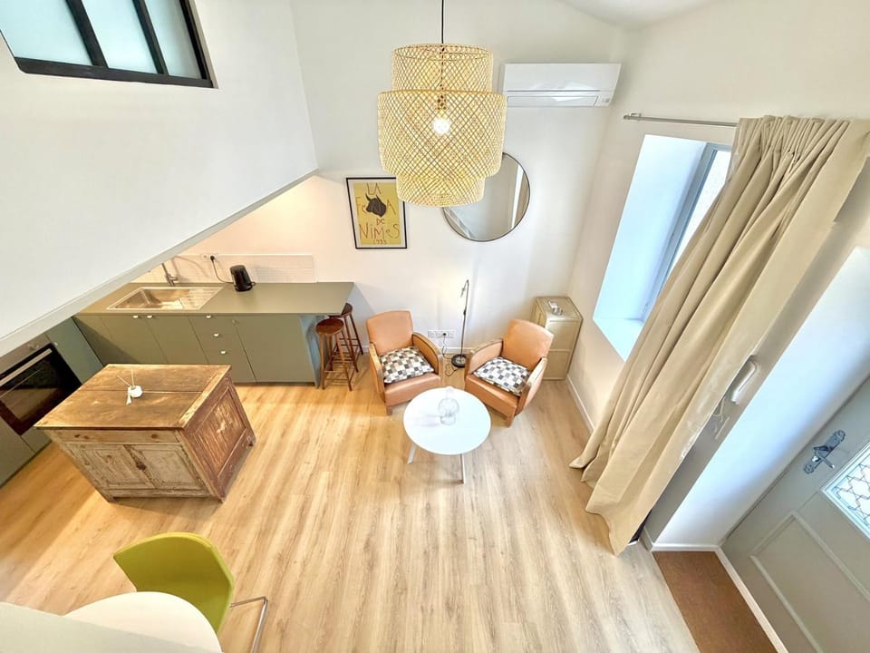 Les Suites du Richelieu, climatisées , 4 pers,à Nîmes Apartment in Nimes