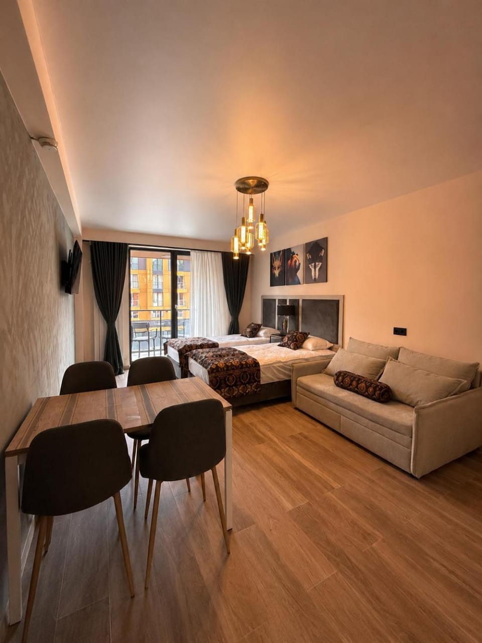 Living room, Photo of the whole room, Dining area, Bedroom