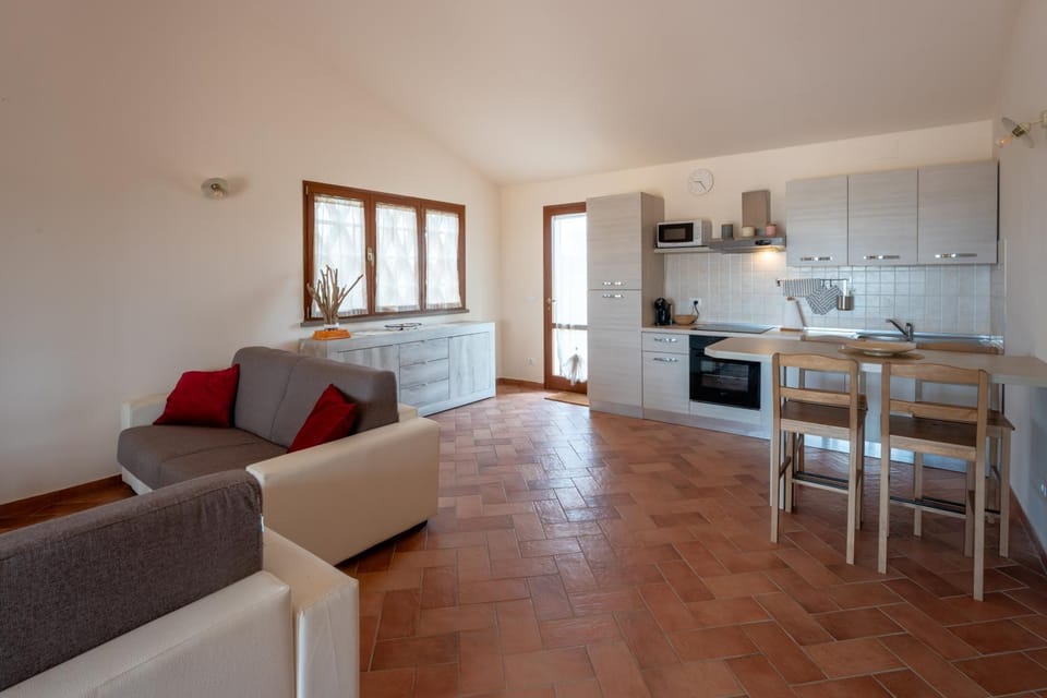 Kitchen or kitchenette, Living room, Seating area, Dining area, dishwasher, minibar, oven, pet friendly, stove