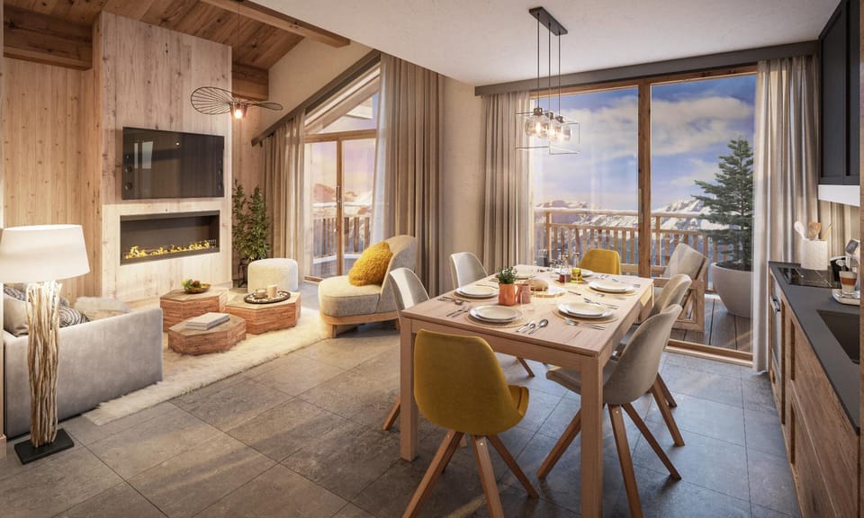 Living room, Dining area