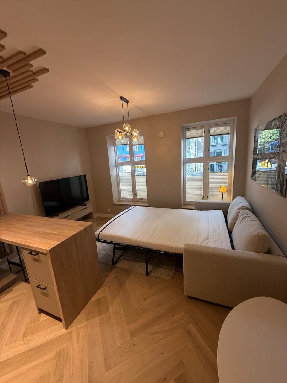 Communal lounge/ TV room, Bed, Photo of the whole room