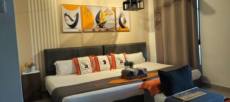 Bed, Living room, Photo of the whole room, Bedroom