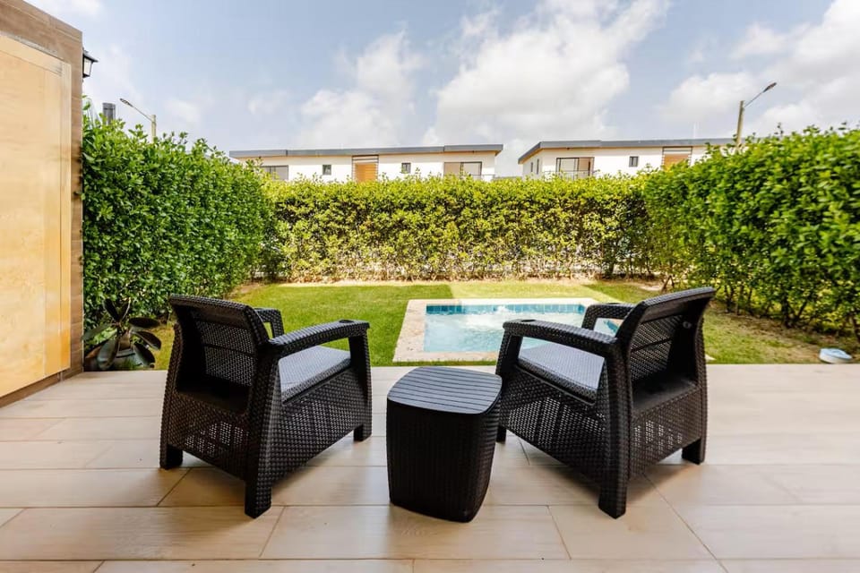 Patio, Garden, Garden view, Swimming pool