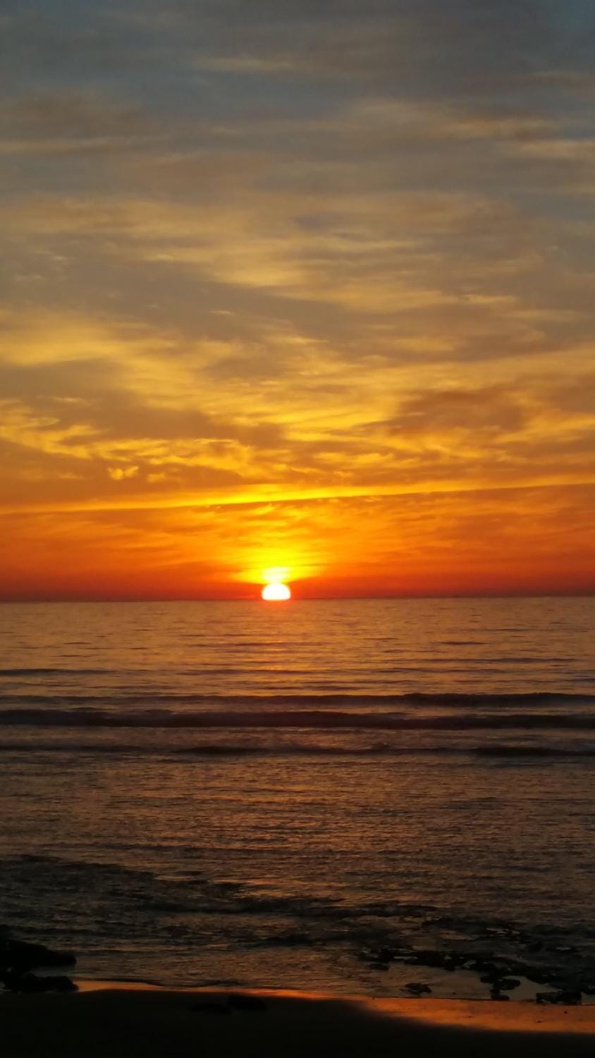 Sea view, Sunset