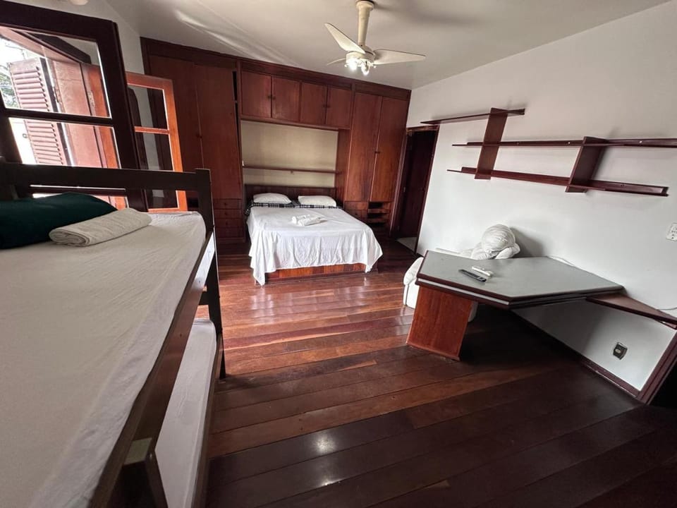 Bed, Photo of the whole room, Bedroom, bunk bed, wardrobe