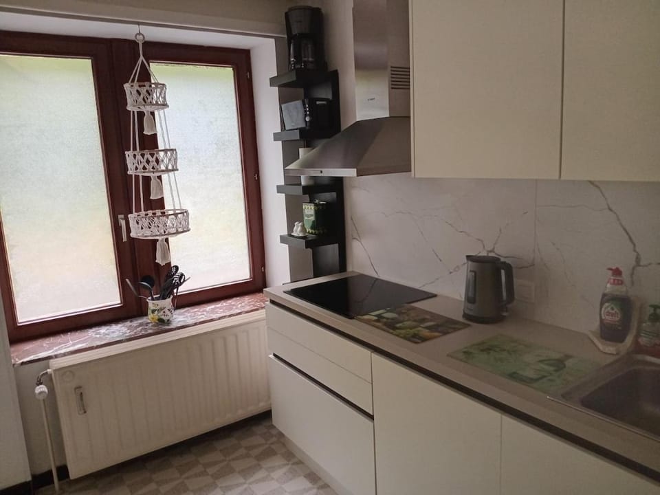 Coffee/tea facilities, Kitchen or kitchenette, stove