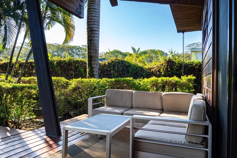 Patio, Spring, Day, Garden, View (from property/room), Balcony/Terrace, Seating area, Garden view