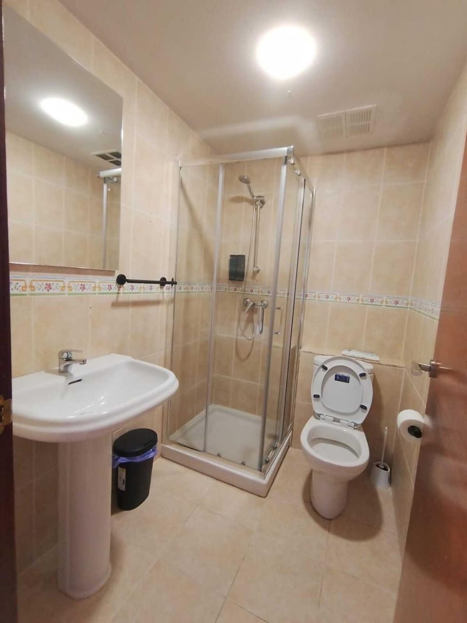 Shower, Toilet, Bathroom, towels