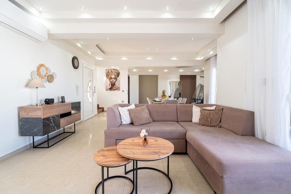 Living room, air conditioner