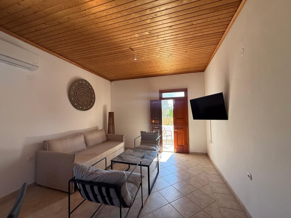 Communal lounge/ TV room, TV and multimedia, Living room, Seating area, air conditioner