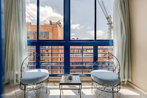 Bel Family Appartement au Coeur de Gueliz Marrakech & Wi-Fi Apartment in Marrakesh
