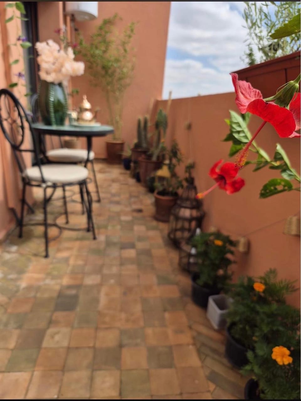 Beldi Chic and Secret Oasis with Pool and Terrace Gueliz Apartment in Marrakesh