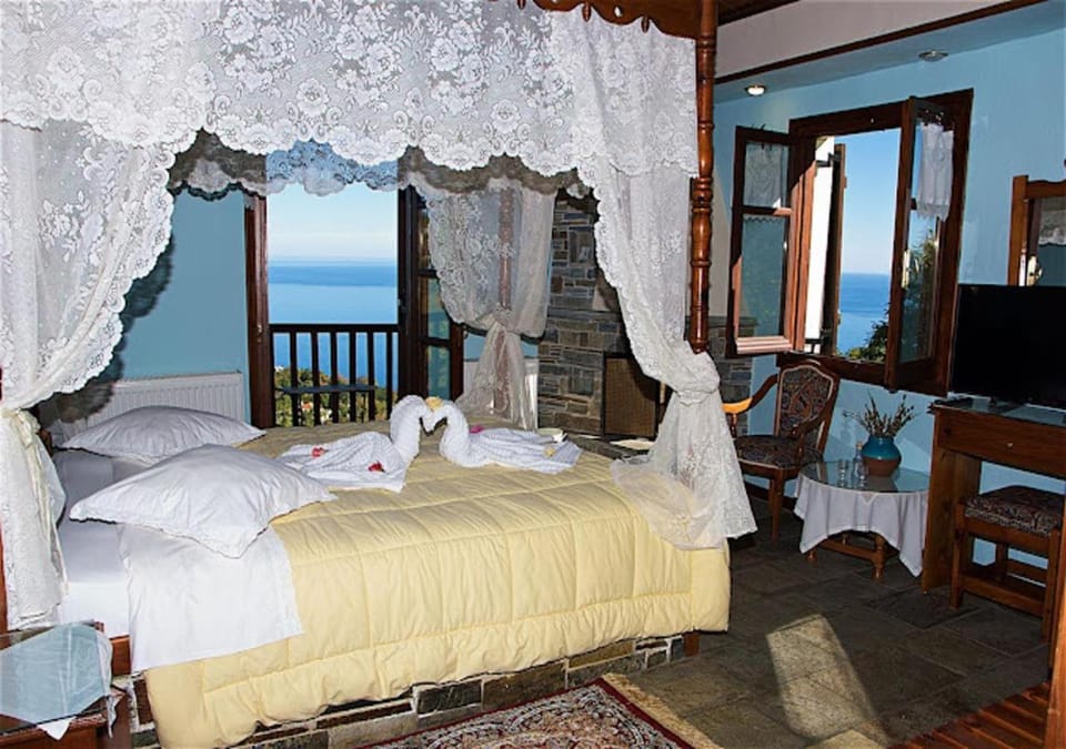 View (from property/room), Bedroom, Sea view