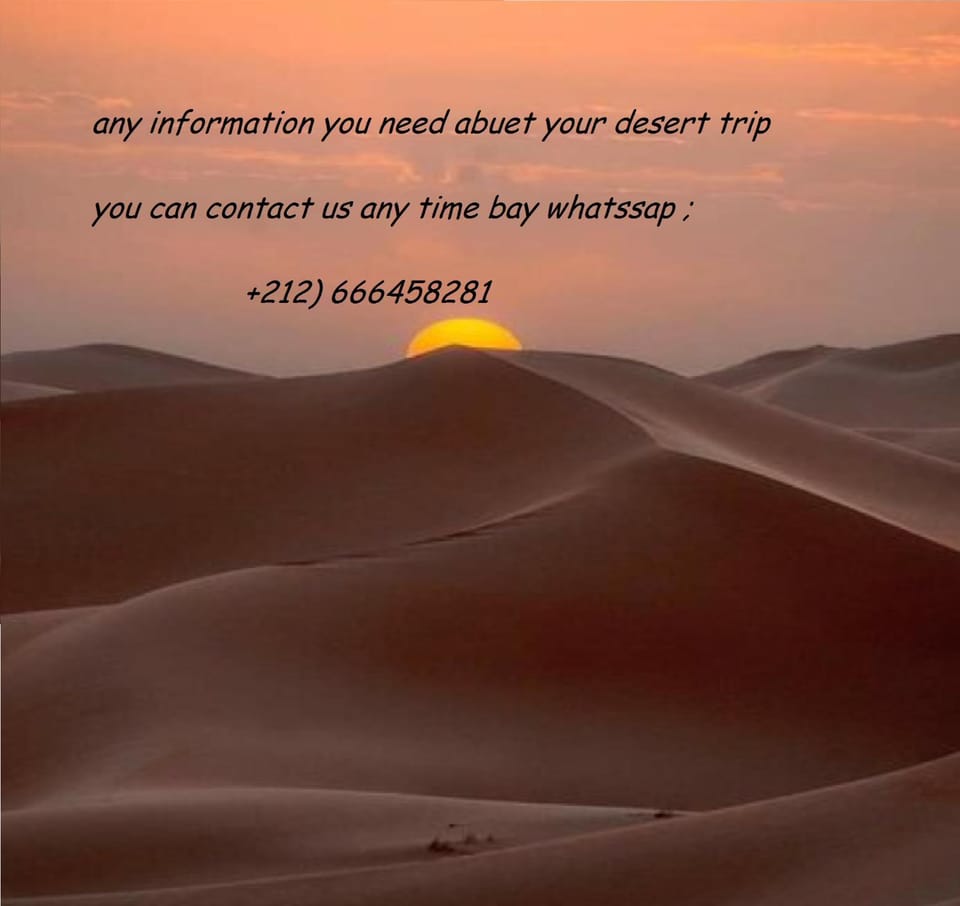 Dune Merzouga Camp Luxury tent in Morocco