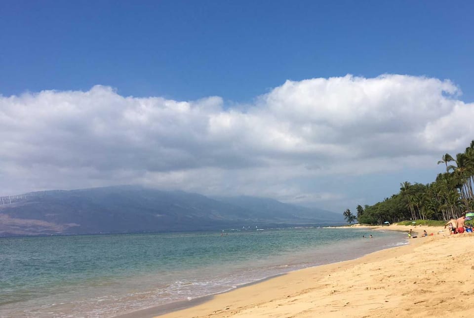 Waiohuli Beach Hale C-113 Ocean Views Ground Floor Unit at Oceanfront Complex Apartment in Kihei