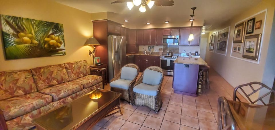 Waiohuli Beach Hale #A-203 Panoramic Ocean View Steps to Beach Great Location Apartment in Kihei