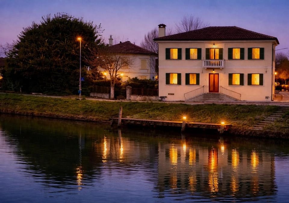 Property building, River view, River view, Sunset